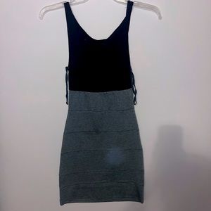 Small cocktail dress grey and black